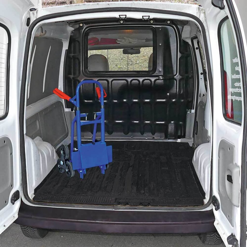 Carretilla HEMMDAL para escaleras, plegable, capacidad de carga 150 kg, pala a de 270 An x F 200 mm Número de imagen del producto 3: Carretilla HEMMDAL para escaleras, plegable, capacidad de carga 150 kg, pala a de 270 An x F 200 mm