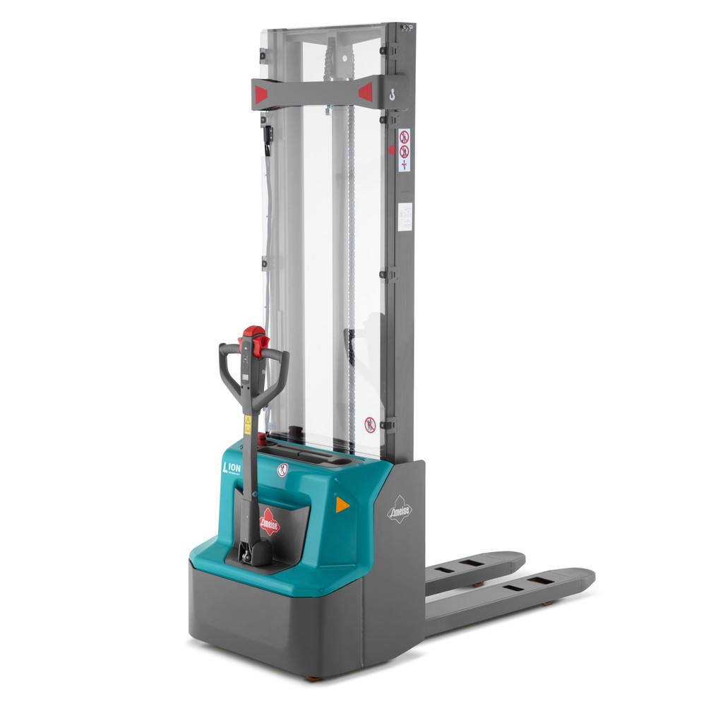 Imagen del producto: Carretilla elevadora eléctrica Ameise® PSE 1.2, mástil de elevación telescópico doble, altura de elevación 2.600 mm, capacidad de carga 1.200 kg