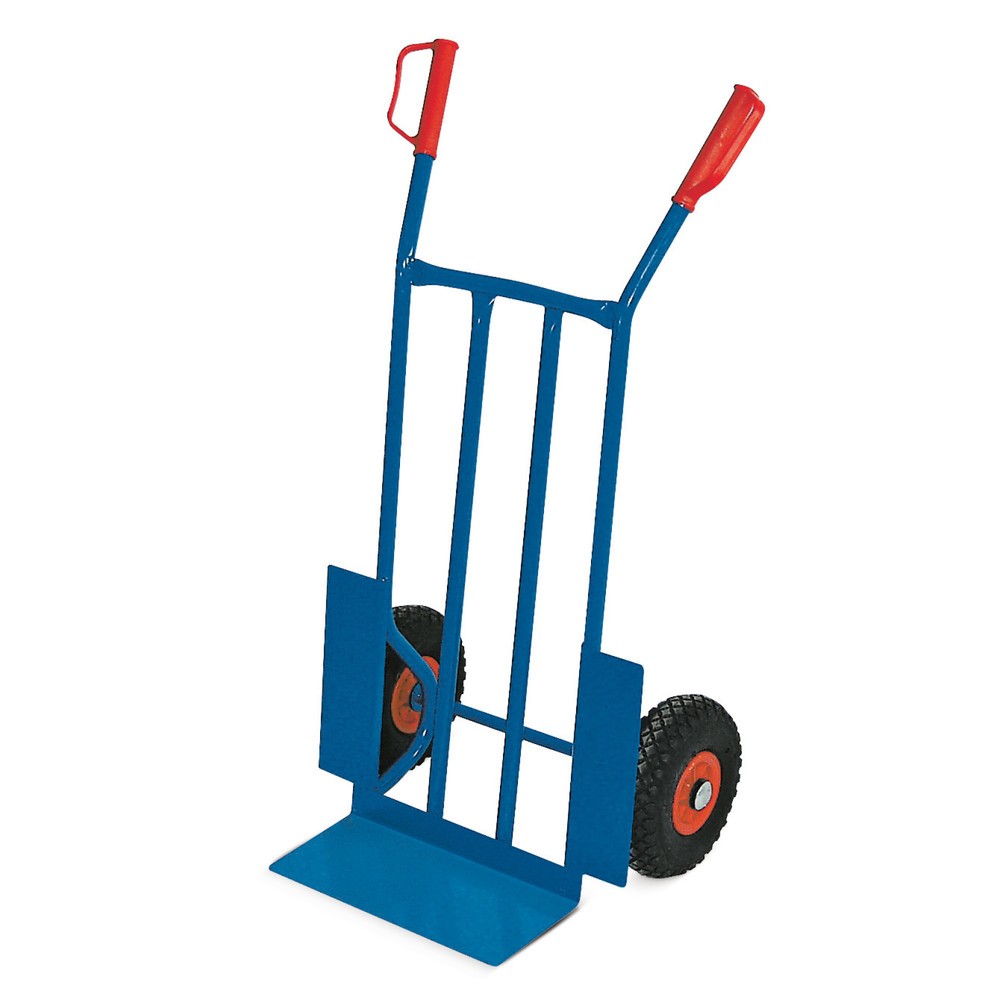 Imagen del producto: Carretilla portasacos BASIC, capacidad de carga 250 kg, frontal de pala An x F 400 x 180 mm, acero
