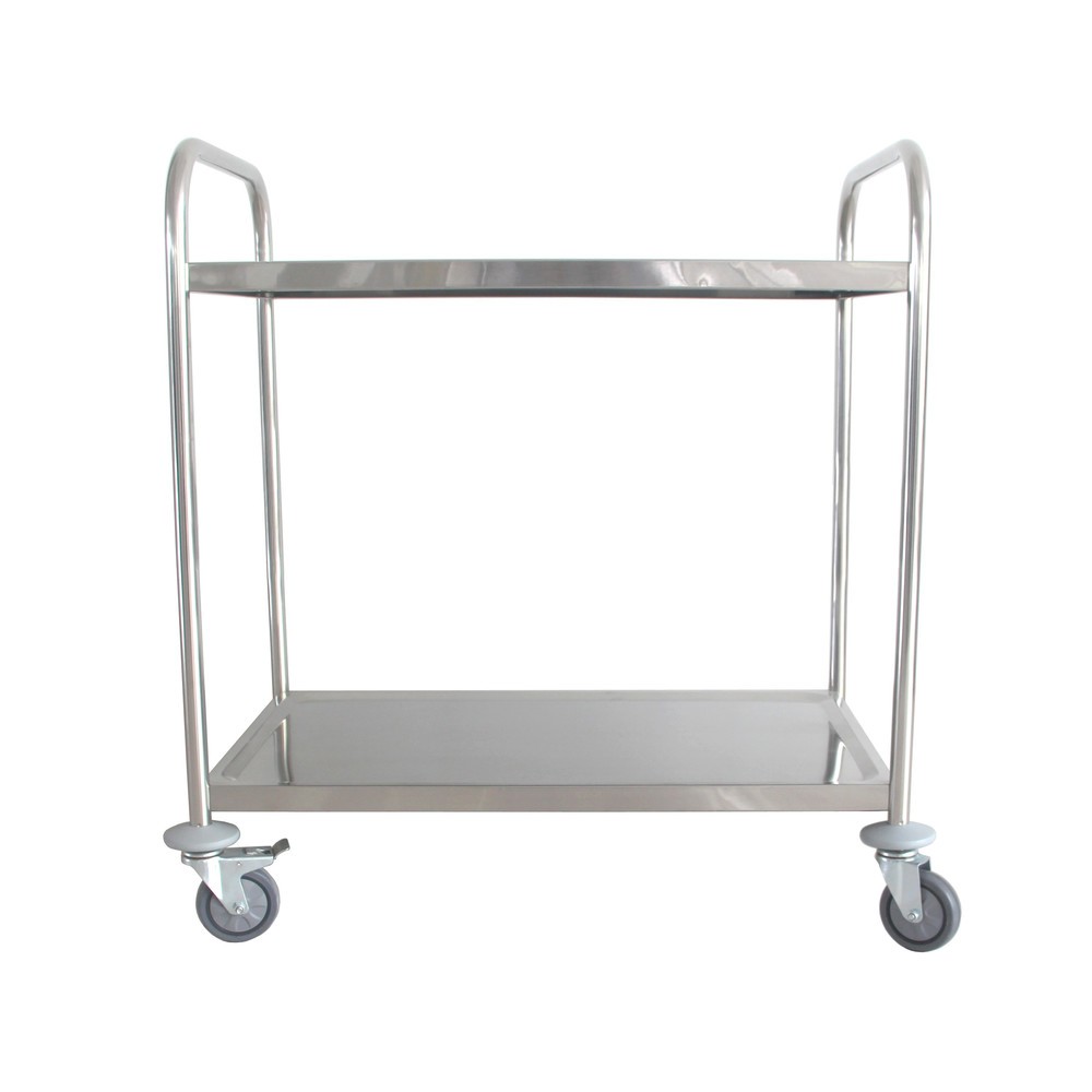 Número de imagen del producto 2: Carrito de servicio de acero inoxidable, HEMMDAL, 2 pisos