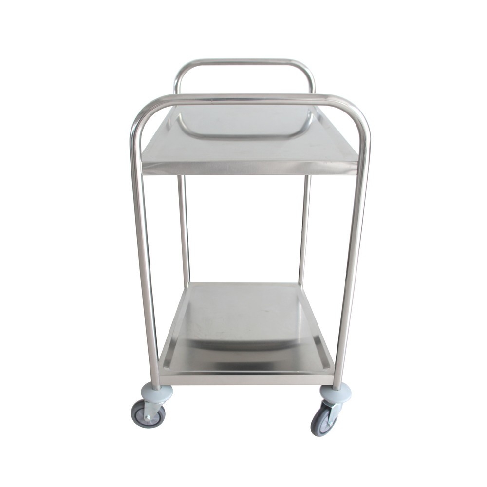 Número de imagen del producto 3: Carrito de servicio de acero inoxidable, HEMMDAL, 2 pisos