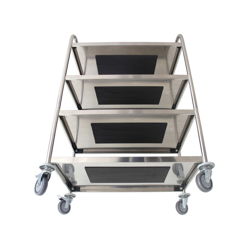 Número de imagen del producto 7: Carrito de servicio de acero inoxidable, HEMMDAL, 4 pisos