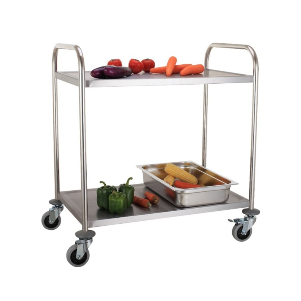 Número de imagen del producto 8: Carrito de servicio de acero inoxidable, HEMMDAL, 2 pisos