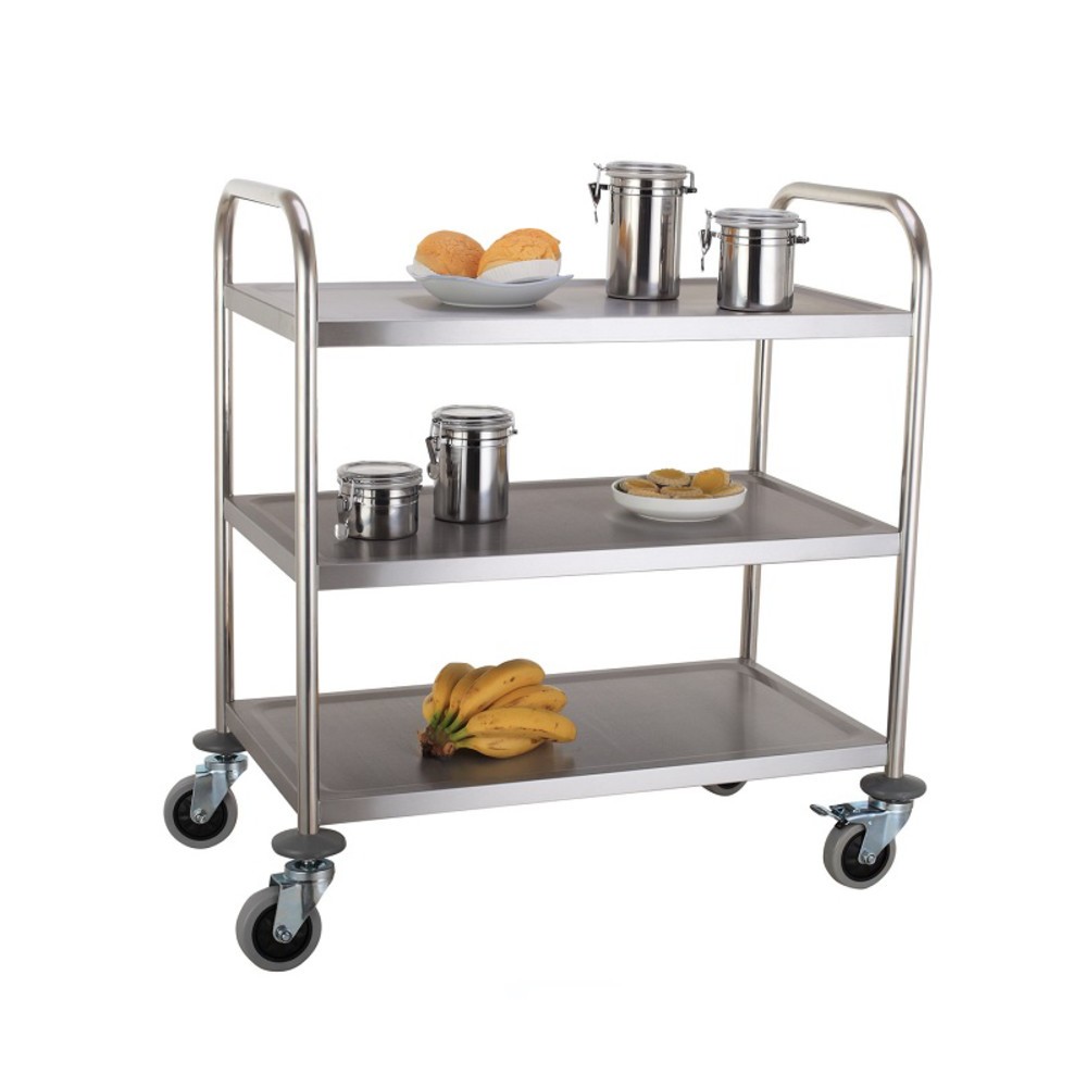 Número de imagen del producto 8: Carrito de servicio de acero inoxidable, HEMMDAL, 3 pisos