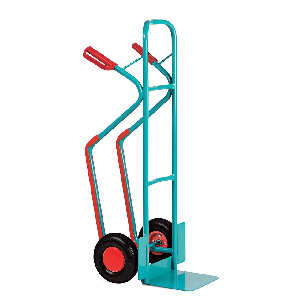 Número de imagen del producto 2: Carro Ameise® de acero, con conteras, CC 250 kg, pala An x La 320 x 250 mm, neumáticos de aire