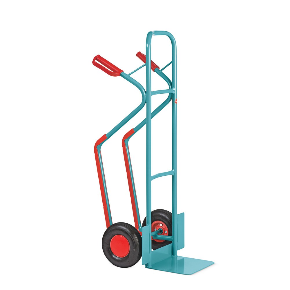 Imagen del producto: Carro Ameise® de acero, con conteras, CC 250 kg, pala An x La 320 x 250 mm, neumáticos de aire