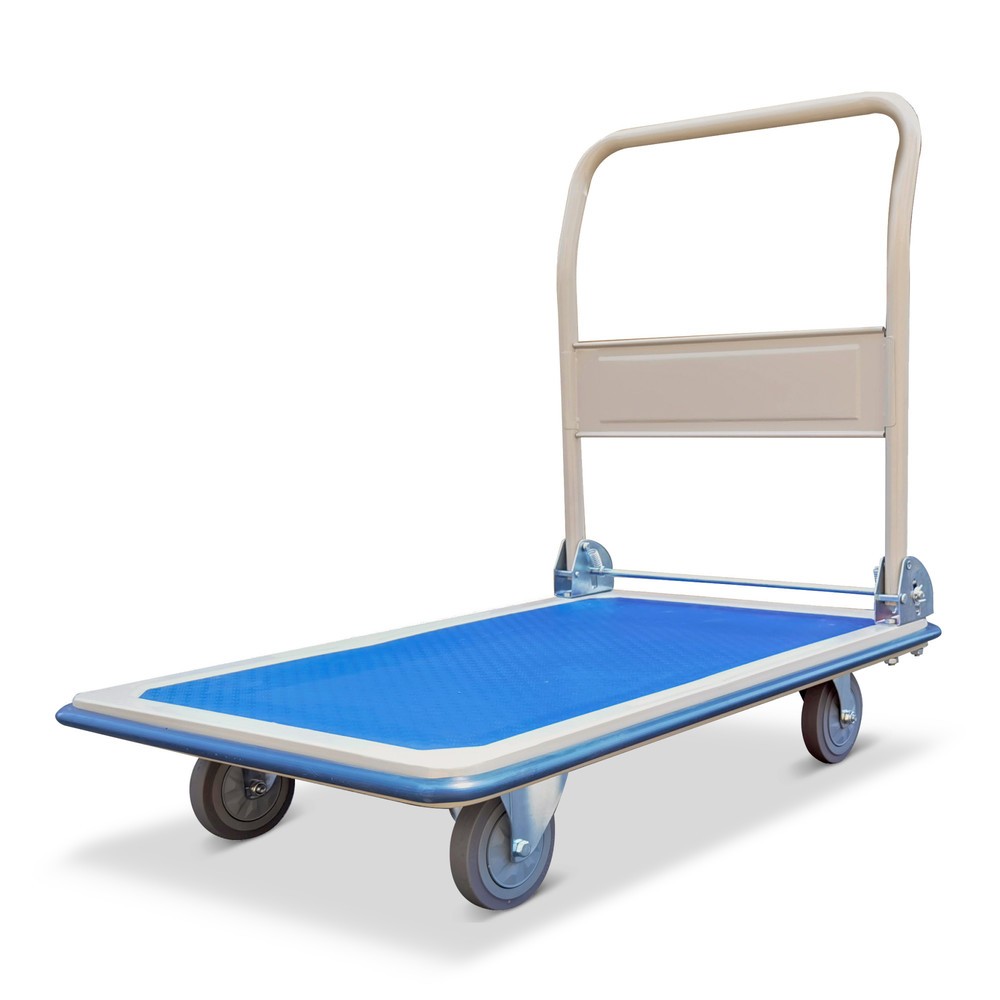 Imagen del producto: Carro plataforma plegable de chapa de acero capacidad de carga 150 kg WxD 480 x 740 mm