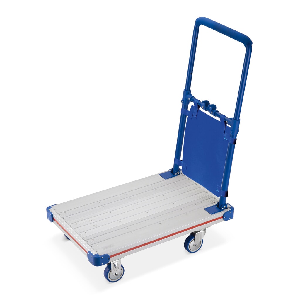 Imagen del producto: Carro con plataforma de aluminio, plegable, capacidad de carga. 150 kg