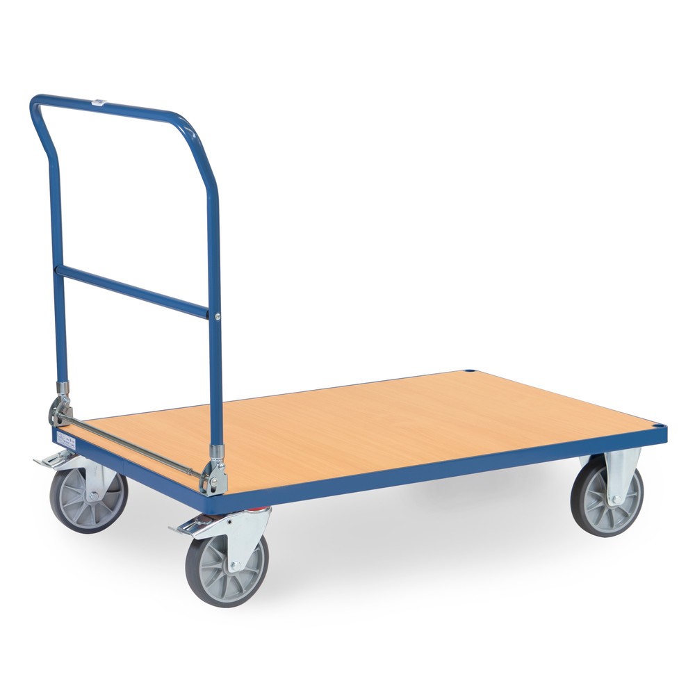 Número de imagen del producto 3: fetra® Carro plataforma plegable, capacidad de carga 600 kg, superficie de carga 1200 x 800 mm