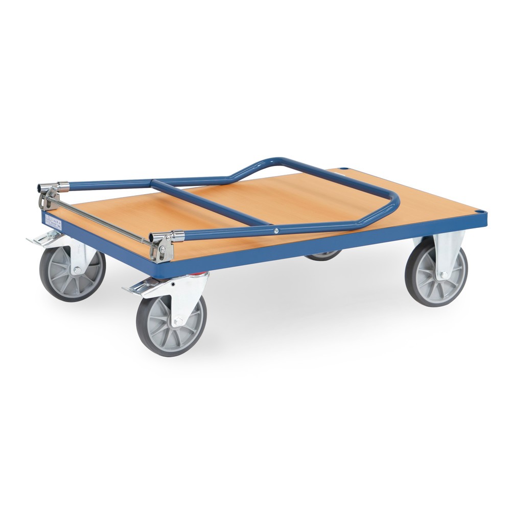 Número de imagen del producto 2: fetra® Carro plataforma plegable, capacidad de carga 600 kg, superficie de carga 5xD 1.000 x 700 mm