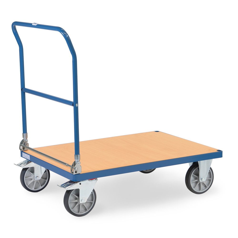 Número de imagen del producto 3: fetra® Carro plataforma plegable, capacidad de carga 600 kg, superficie de carga 5xD 1.000 x 700 mm