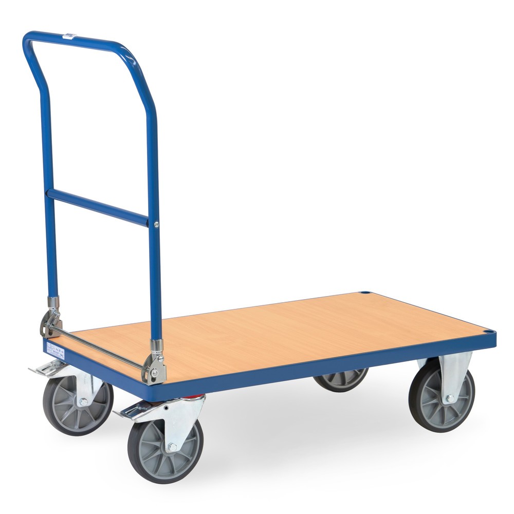 Número de imagen del producto 3: fetra® Carro plataforma plegable, capacidad de carga 600 kg, superficie de carga 5xD 1.000 x 600 mm