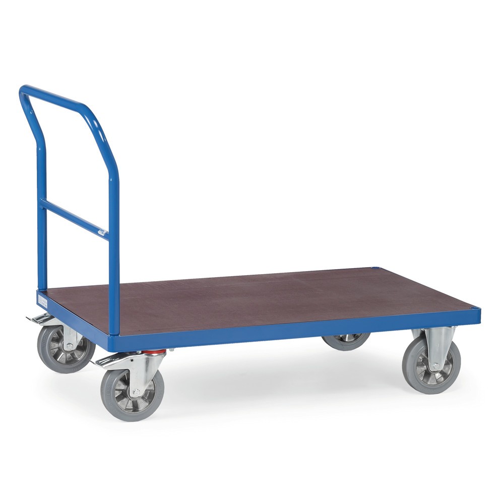 Número de imagen del producto 1: carro con plataforma de servicio pesado fetra®, con manillar, área de carga An x F 800 x 1.600 mm