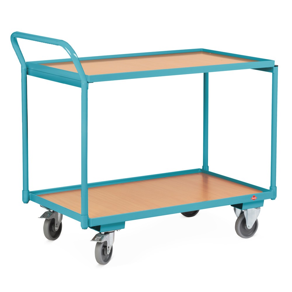 Número de imagen del producto 4: Carro con tablero Ameise®, manillar vertical, 2 pisos de 850 x 500 mm
