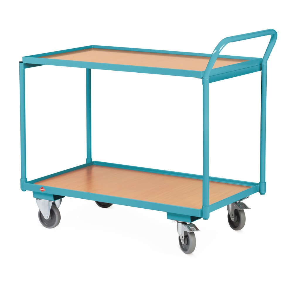 Número de imagen del producto 3: Carro con tablero Ameise®, manillar vertical, 2 pisos de 850 x 500 mm