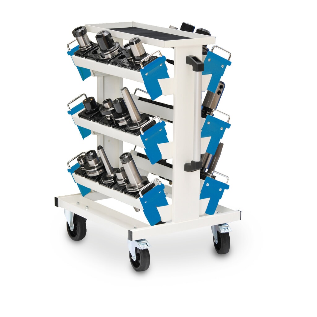 Imagen del producto: Carro de herramientas CNC Bedrunka+Hirth, H x A x F 950 x 560 x 630 mm, SK 30 (30 unidades)