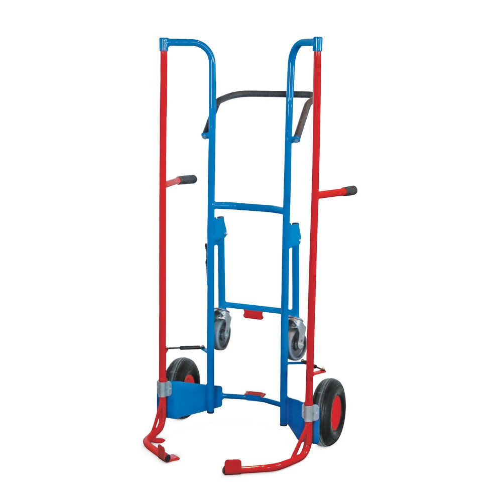 Imagen del producto: VARIOfit® Carro para neumáticos con ruedas de entrenamiento, capacidad de carga 200 kg, para 8 neumáticos, bandajes de goma maciza