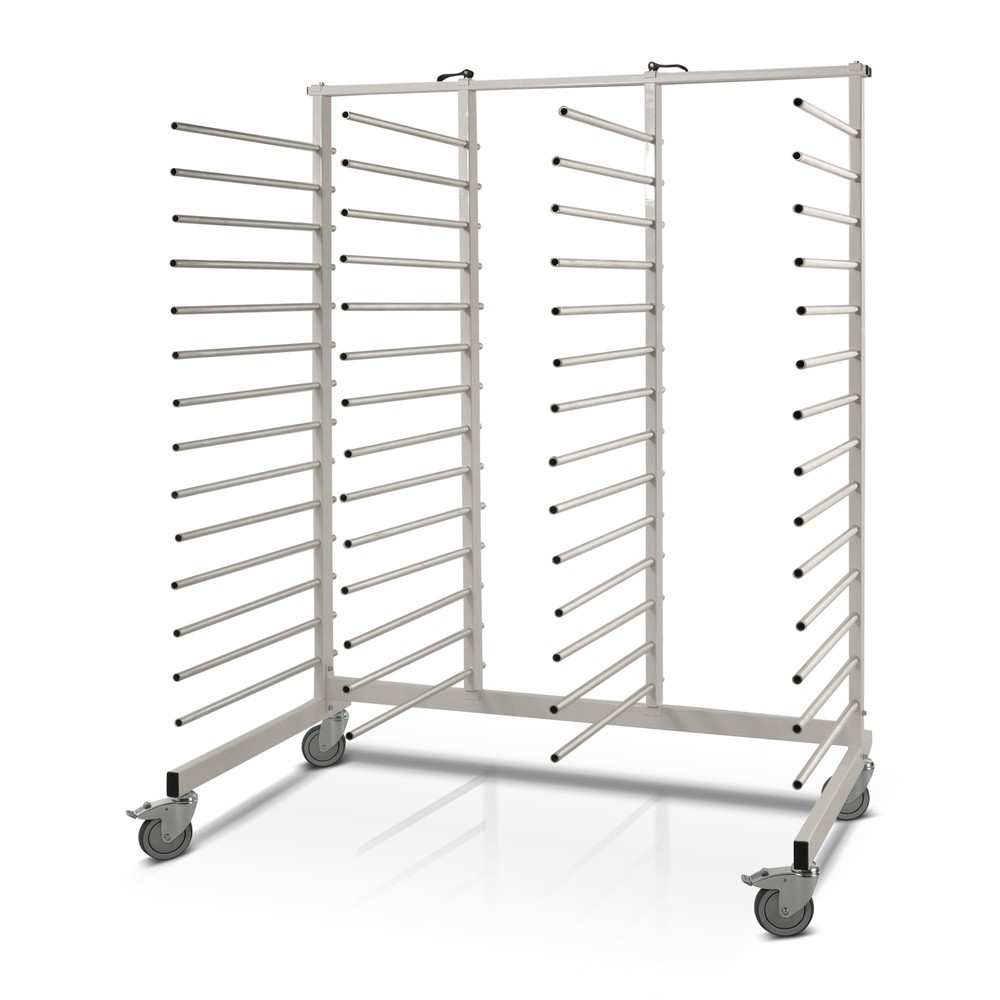 Imagen del producto: Carro de secado pintado, 4 x 14 varillas galvanizadas, capacidad de carga 300 kg