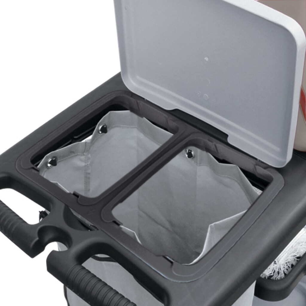 Carro de servicio SPRiNTUS, 2 cubos de 17 litros + 4x 4 litros Número de imagen del producto 3: Carro de servicio SPRiNTUS, 2 cubos de 17 litros + 4x 4 litros