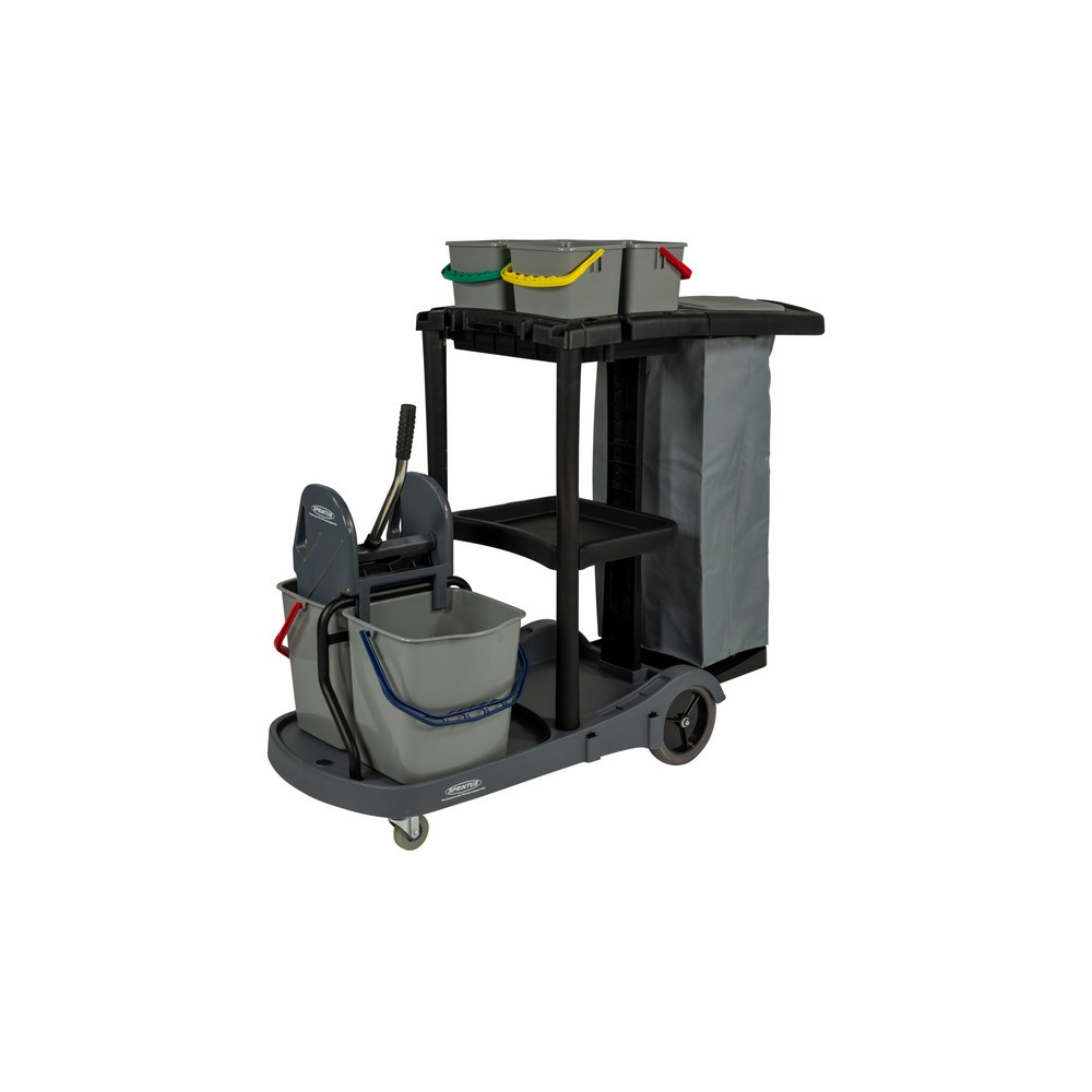 Número de imagen del producto 4: Carro de servicio SPRiNTUS, 2 cubos de 17 litros + 4x 4 litros