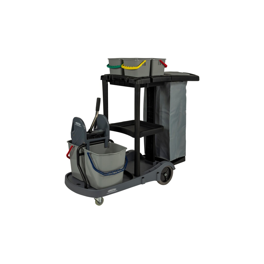 Número de imagen del producto 4: Carro de servicio SPRiNTUS, 2 cubos de 17 litros + 4x 4 litros