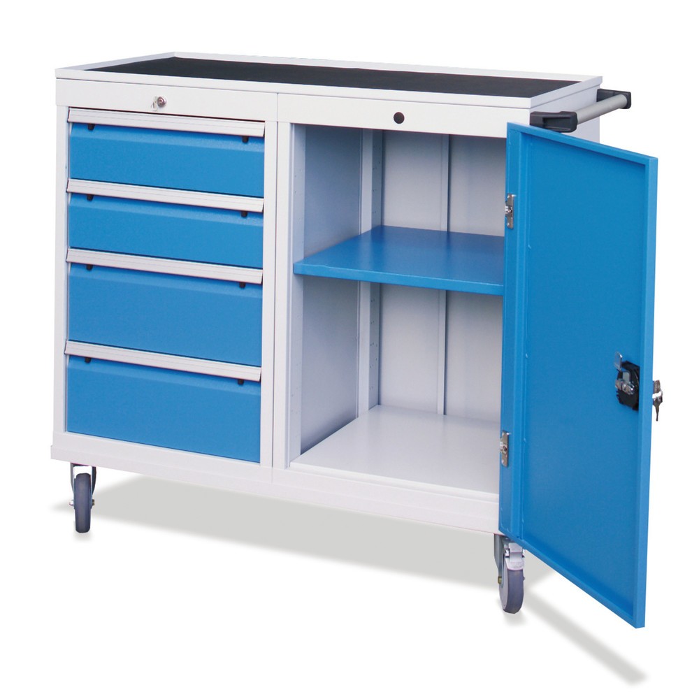 Imagen del producto: Carro de taller Bedrunka+Hirth, armario con 4 cajones, CC 500 kg