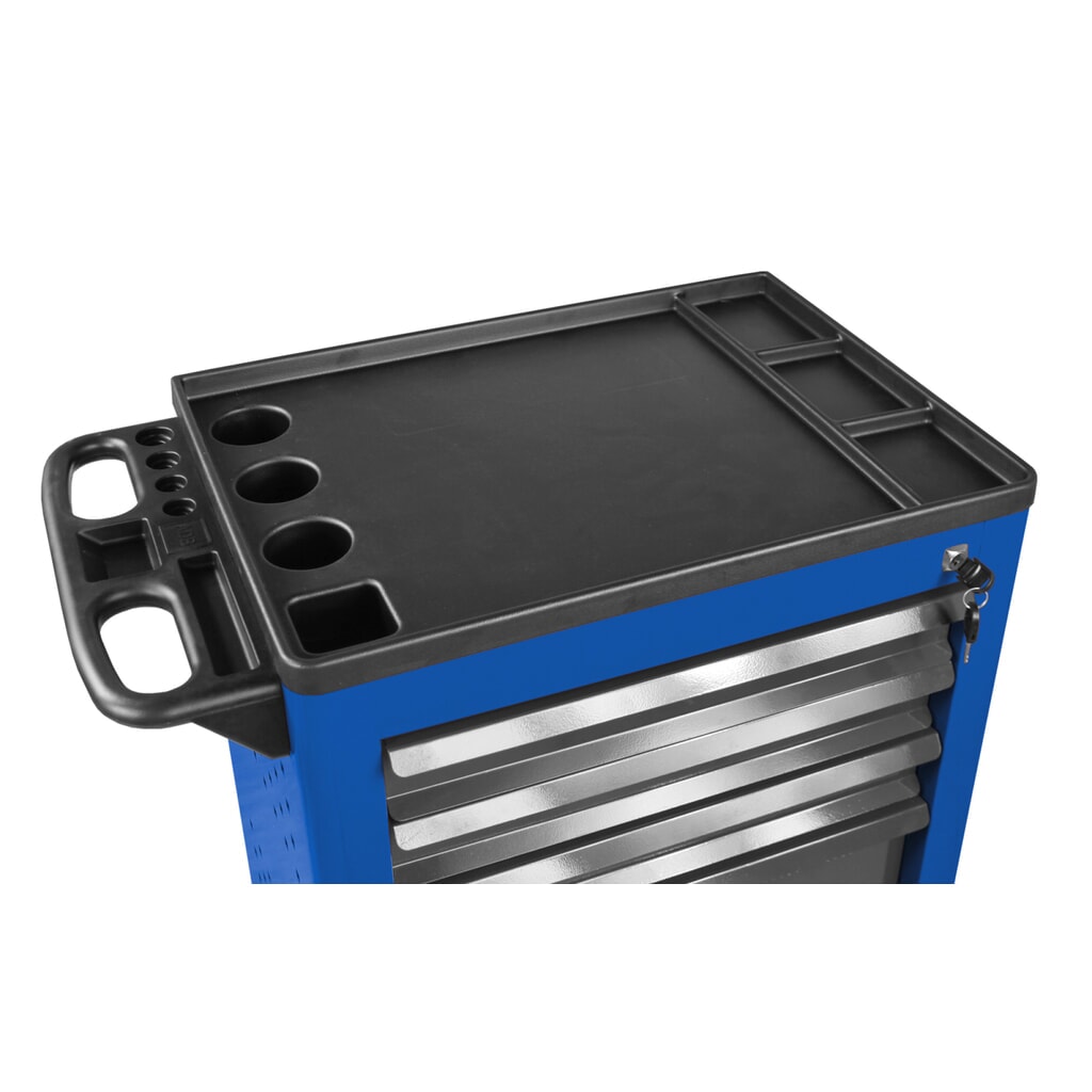 Carro de taller HEMMDAL con surtido de 115 herramientas, azul Número de imagen del producto 2: Carro de taller HEMMDAL con surtido de 115 herramientas, azul