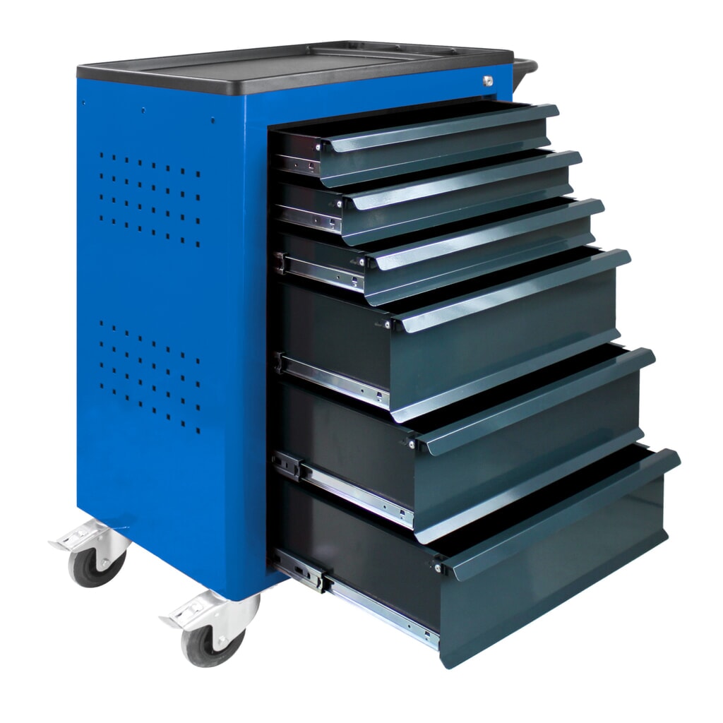 Número de imagen del producto 3: Carro de taller HEMMDAL con surtido de 115 herramientas, azul