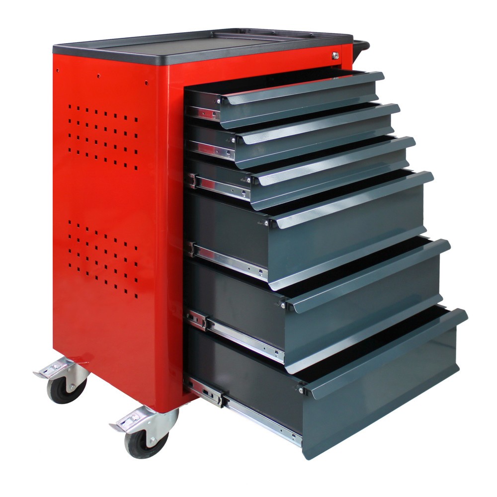 Número de imagen del producto 6: Carro de taller HEMMDAL con surtido de 115 herramientas, rojo