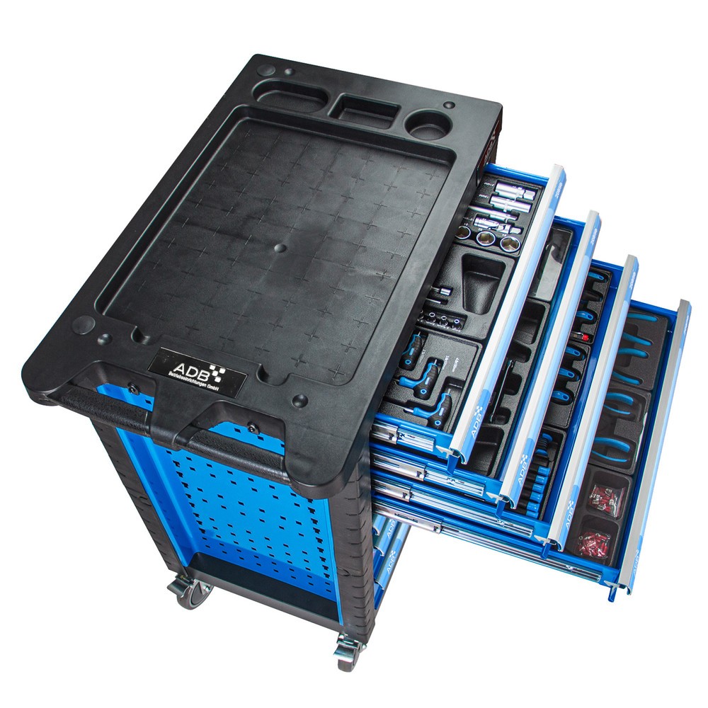 Número de imagen del producto 5: Carro de taller RAPTOR con surtido de 250 herramientas