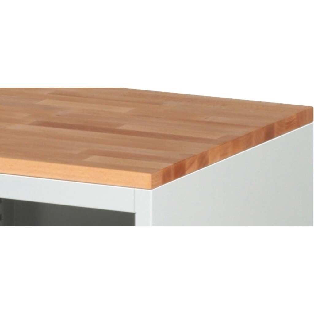 Número de imagen del producto 4: Armario con cajones RAU serie 7000, HxAxF 825 x 580 x 650 mm, 4 cajones extraíbles al 90%, 4 x 180 mm, encimera de haya