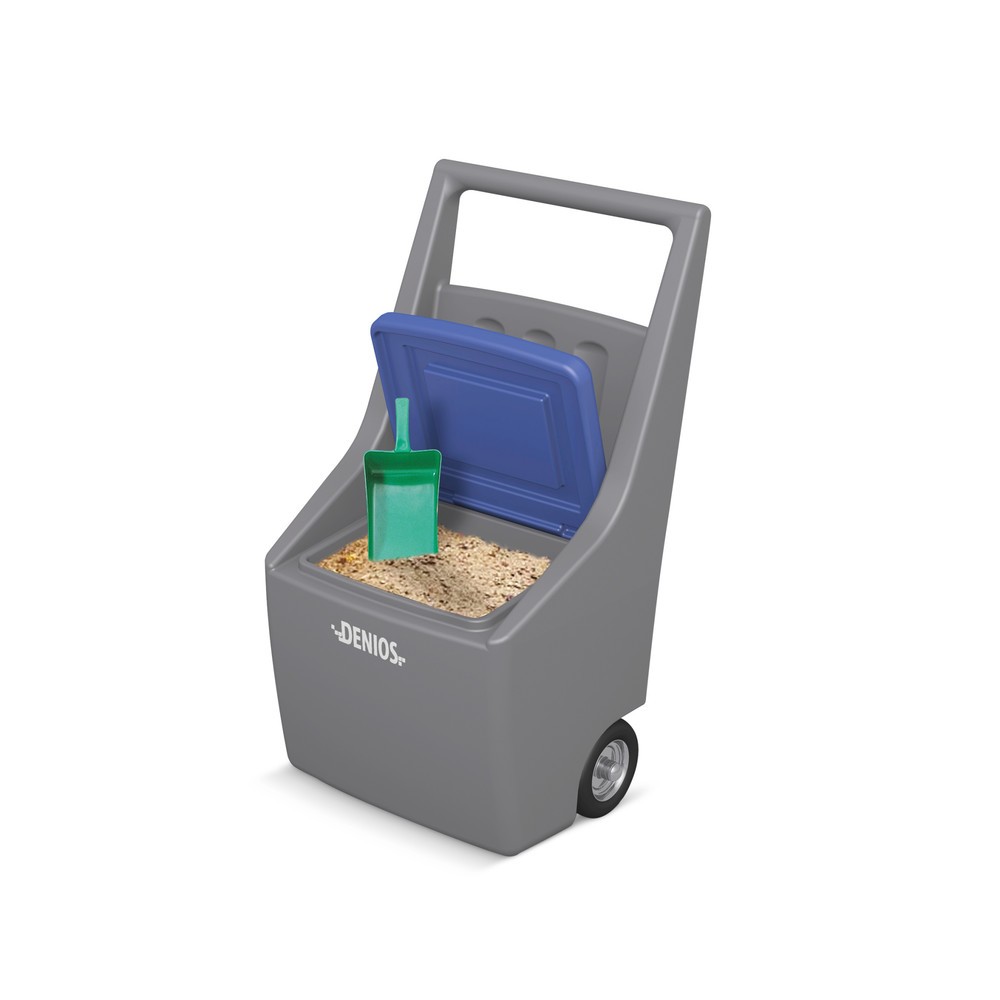 Imagen del producto: carro de transporte de grano GritCaddy para gránulos de encuadernación, volumen 60 litros