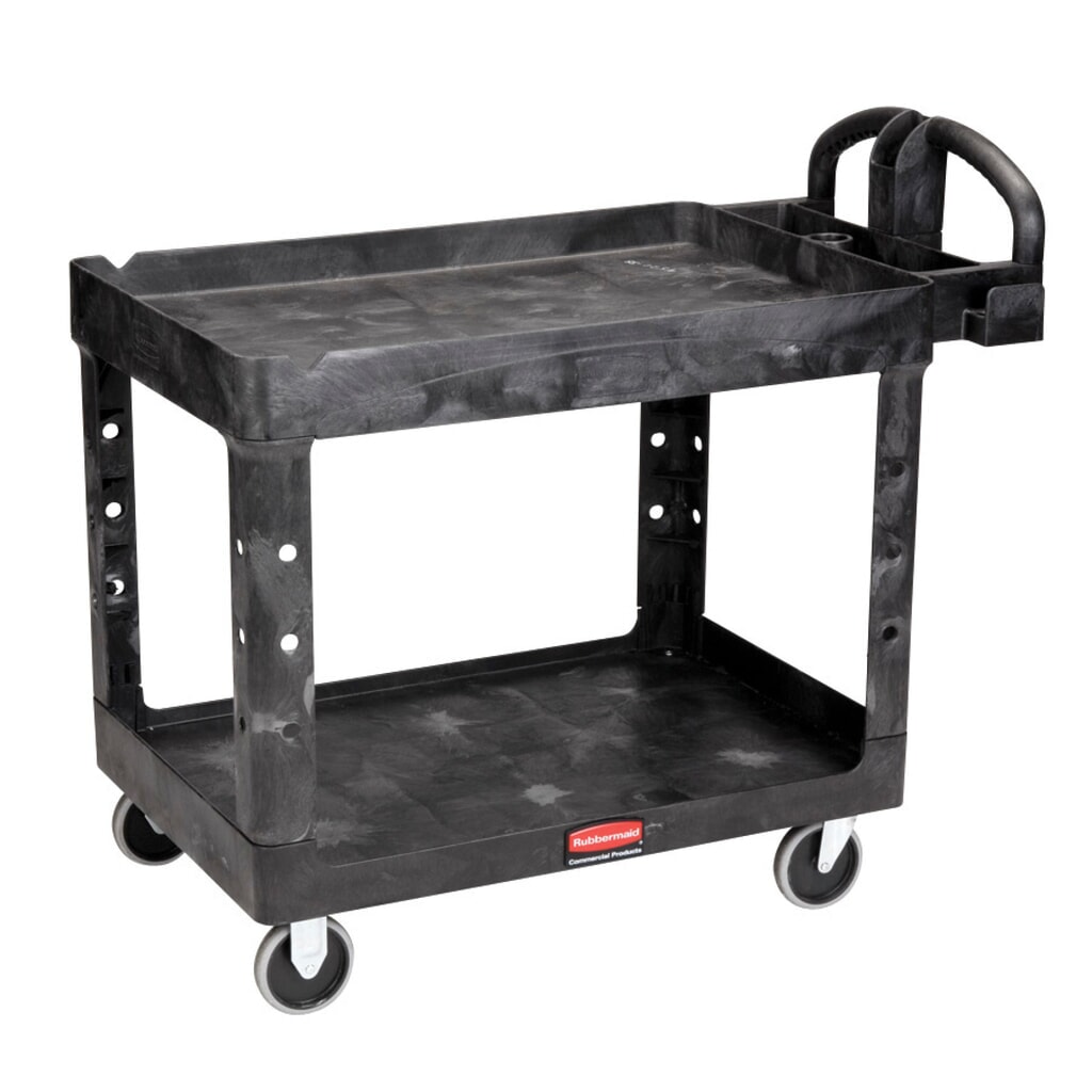 Imagen del producto: Carro de transporte Rubbermaid® M, capacidad de carga 226 kg, negro