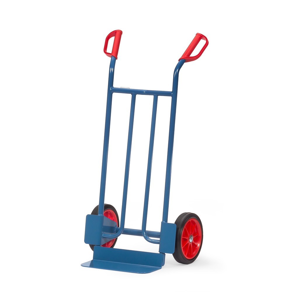Imagen del producto: Carretilla apiladora fetra®, capacidad de carga 250 kg, pala An x Fo 400 x 150 mm, sencillo, bandajes de goma maciza