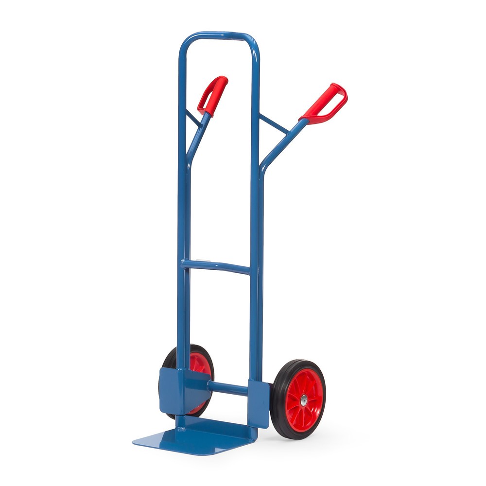 Número de imagen del producto 1: Carretilla apiladora fetra®, capacidad de carga 300 kg, pala An x Fo 320 x 250 mm, con travesaño superior, bandajes de goma maciza