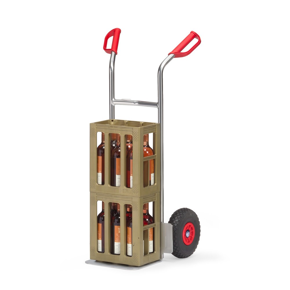 Número de imagen del producto 3: Carro de aluminio fetra®, capacidad de carga 150 kg, pala An x Fo 320 x 250 mm