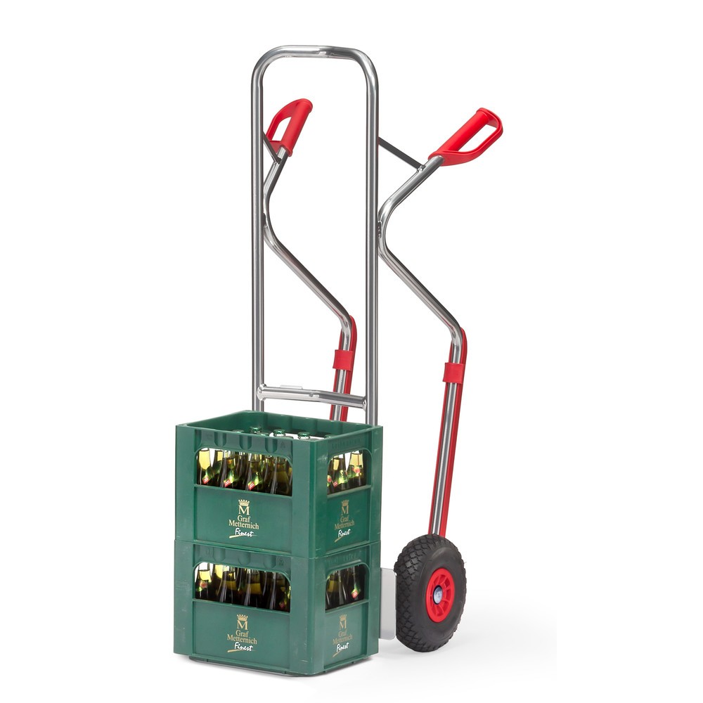 Número de imagen del producto 3: Carro de aluminio fetra®, capacidad de carga 200 kg, pala An x Fo 320 x 250 mm, con conteras