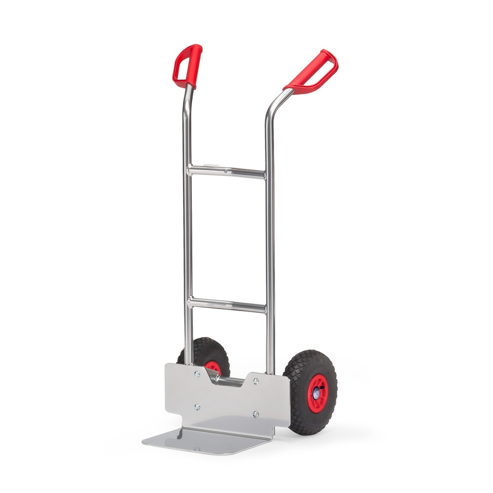 Número de imagen del producto 1: Carro de aluminio fetra®, capacidad de carga 150 kg, pala An x Fo 320 x 250 mm