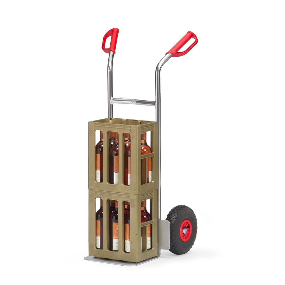 Número de imagen del producto 2: Carro de aluminio fetra®, capacidad de carga 150 kg, pala An x Fo 320 x 250 mm