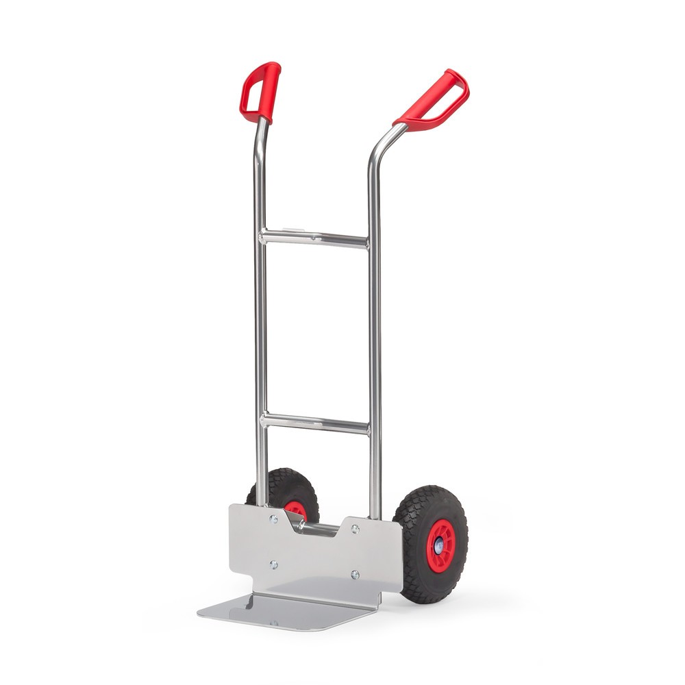 Número de imagen del producto 1: Carro de aluminio fetra®, capacidad de carga 150 kg, pala An x Fo 320 x 250 mm