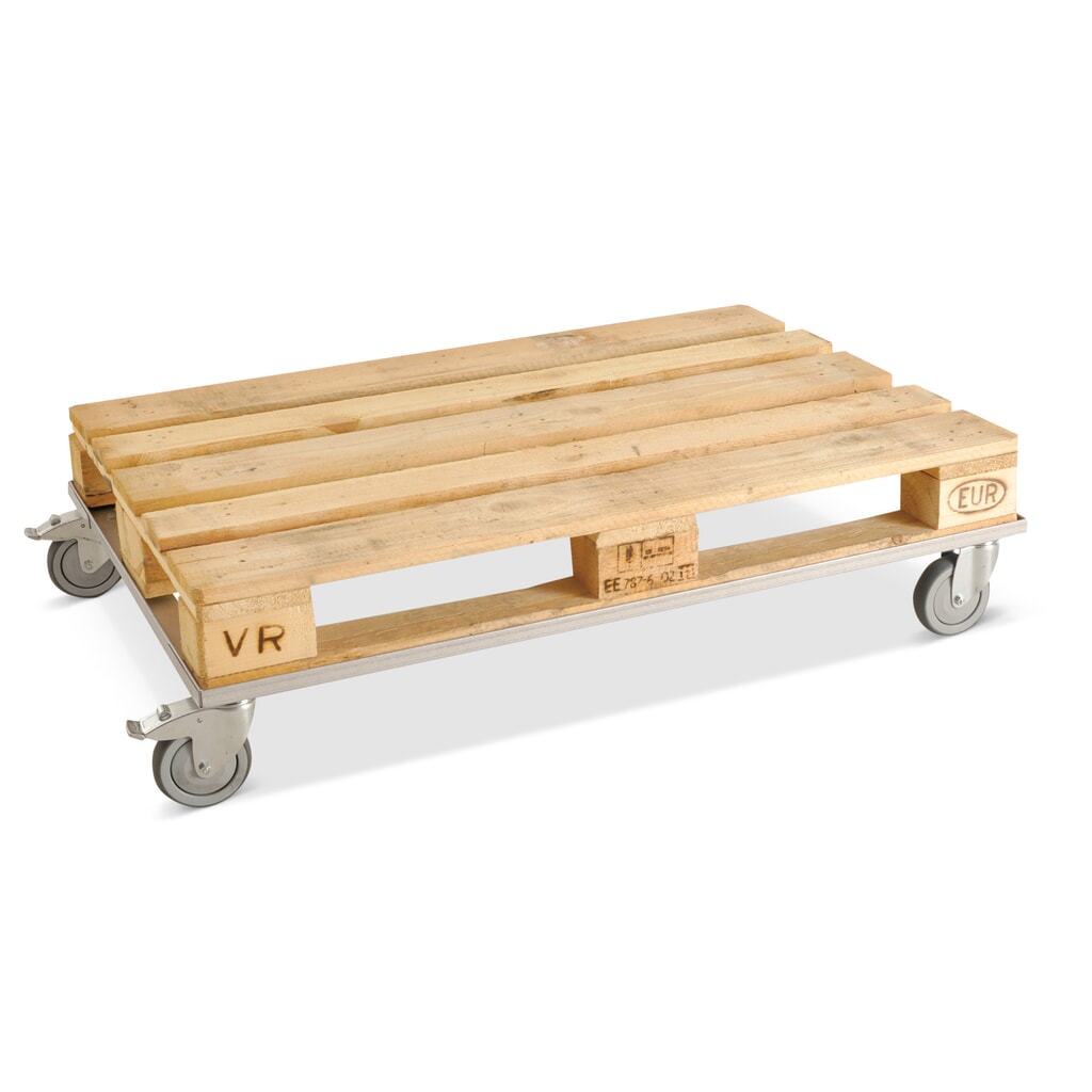 Carro HEMMDAL, para palets de 1.200 x 800 mm Imagen del producto: Carro HEMMDAL, para palets de 1.200 x 800 mm