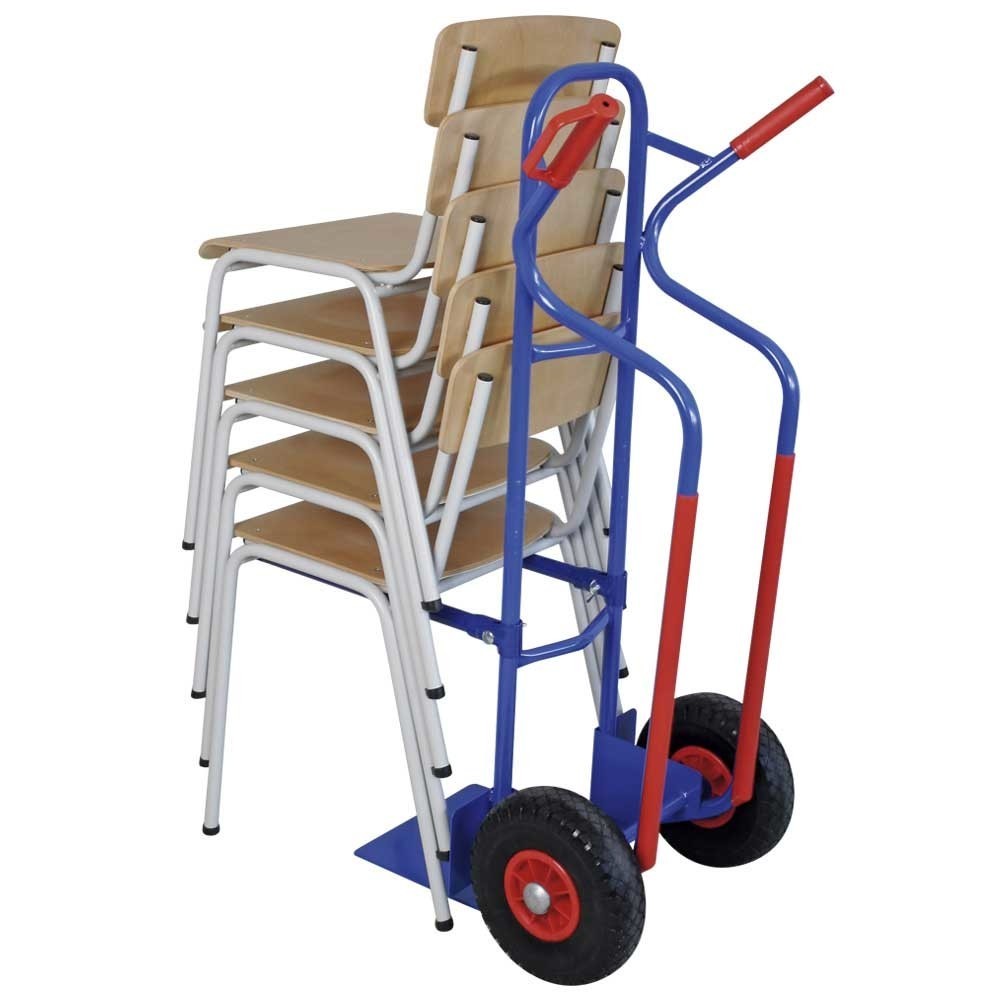 Número de imagen del producto 2: Carro para silla HEMMDAL, bandajes a prueba de pinchazos, capacidad de carga 250 kg, brazos de apoyo para silla regulables en altura 70 kg