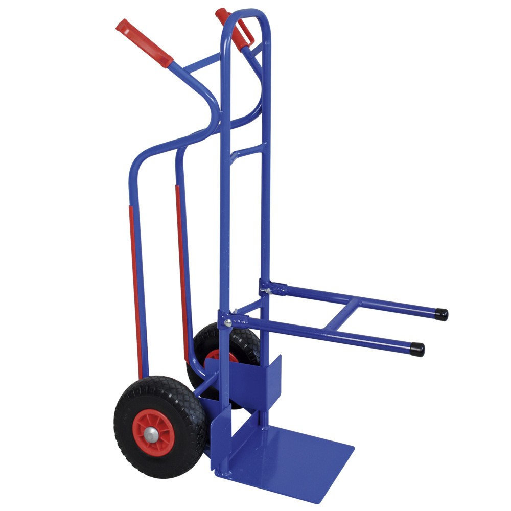Imagen del producto: Carro para silla HEMMDAL, bandajes a prueba de pinchazos, capacidad de carga 250 kg, brazos de apoyo para silla regulables en altura 70 kg