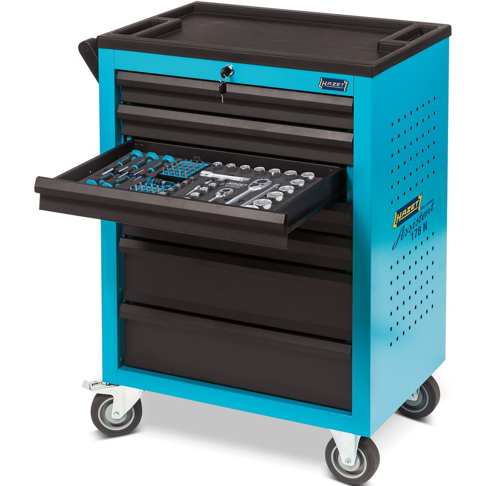 Número de imagen del producto 2: HAZET® Tool Trolley Assistant®, inclusivo surtido de herramientas de 147 piezas