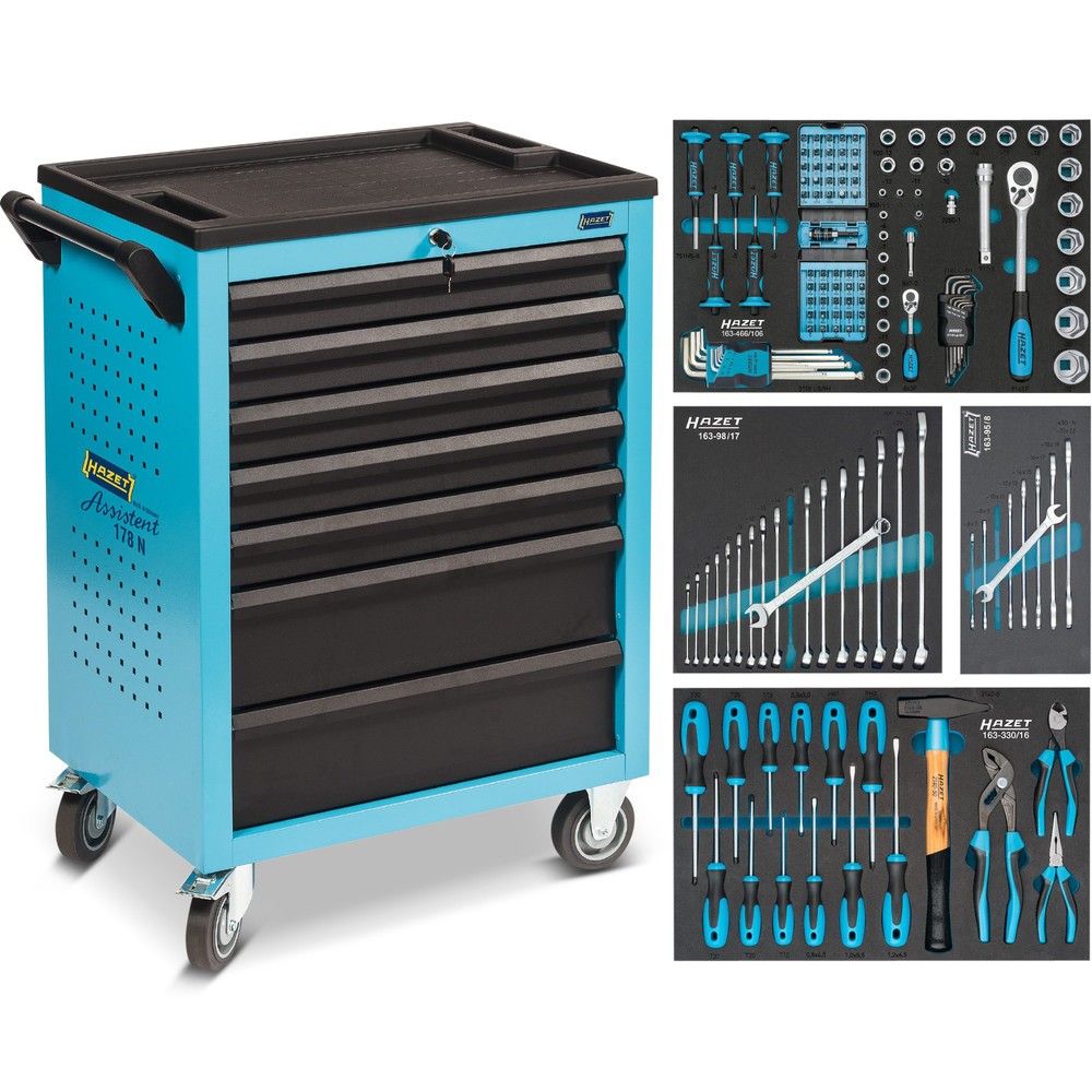 Imagen del producto: HAZET® Tool Trolley Assistant®, inclusivo surtido de herramientas de 147 piezas