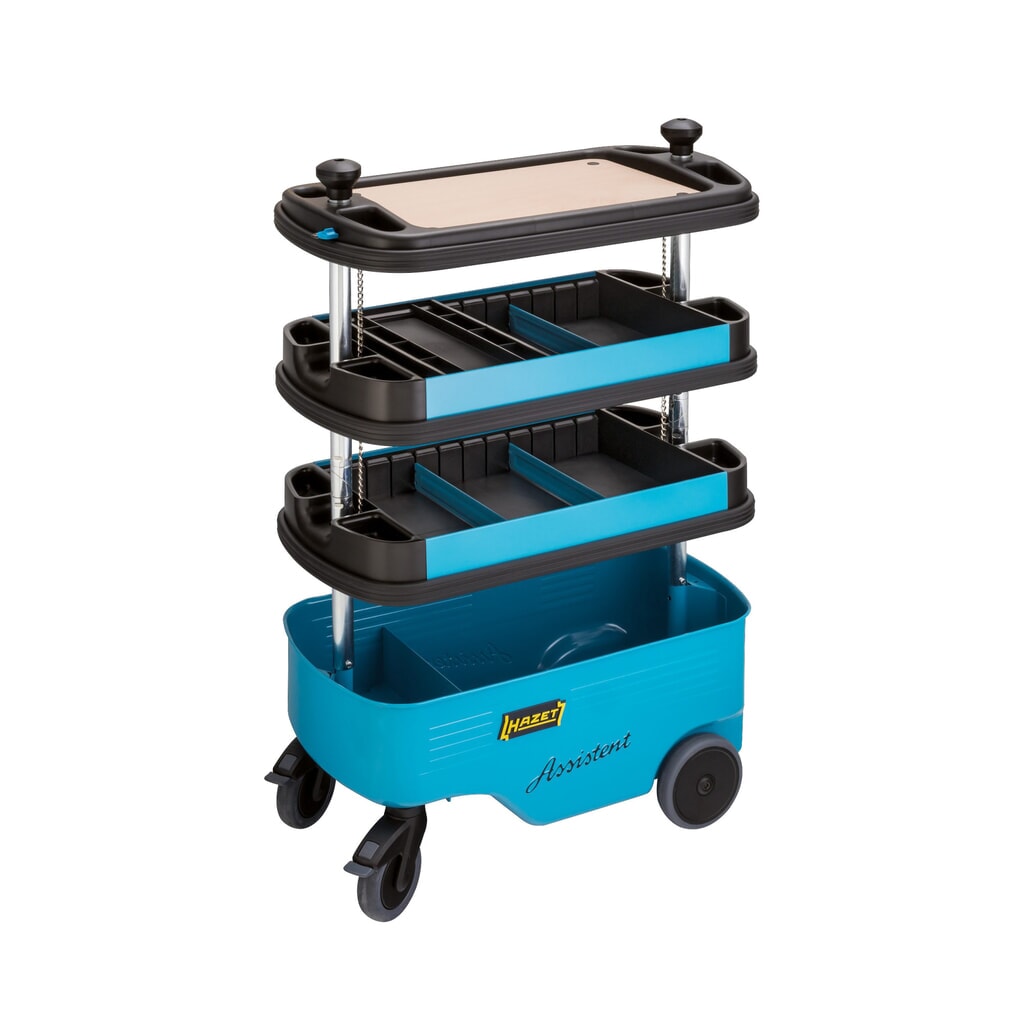 carro|plataforma de herramientas HAZET® Assistent® Premium, bajable, alto x ancho x profundidad 1.002 x 725 x 398 mm Imagen del producto: carro|plataforma de herramientas HAZET® Assistent® Premium, bajable, alto x ancho x profundidad 1.002 x 725 x 398 mm