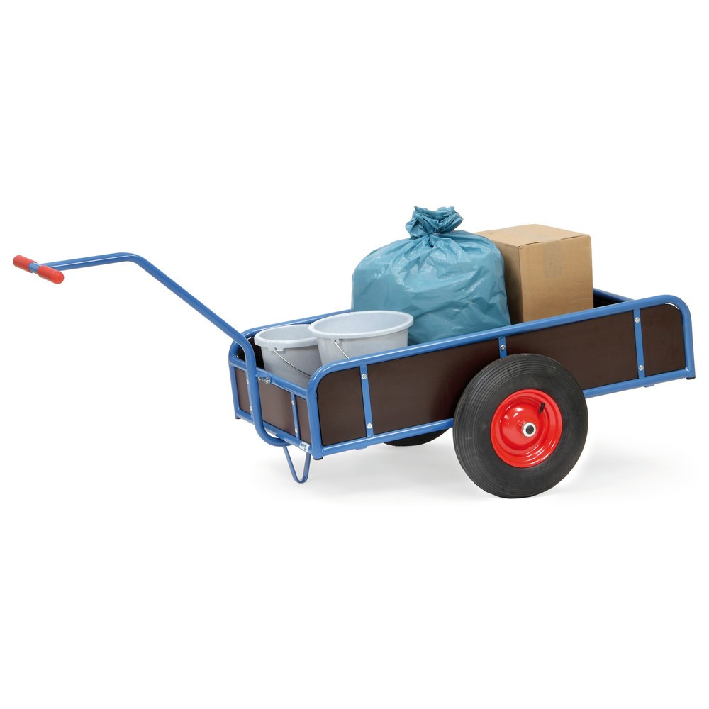 Número de imagen del producto 2: carro|plataforma manual de 1 eje fetra®, paredes cerradas, área de carga 845 x 545 mm