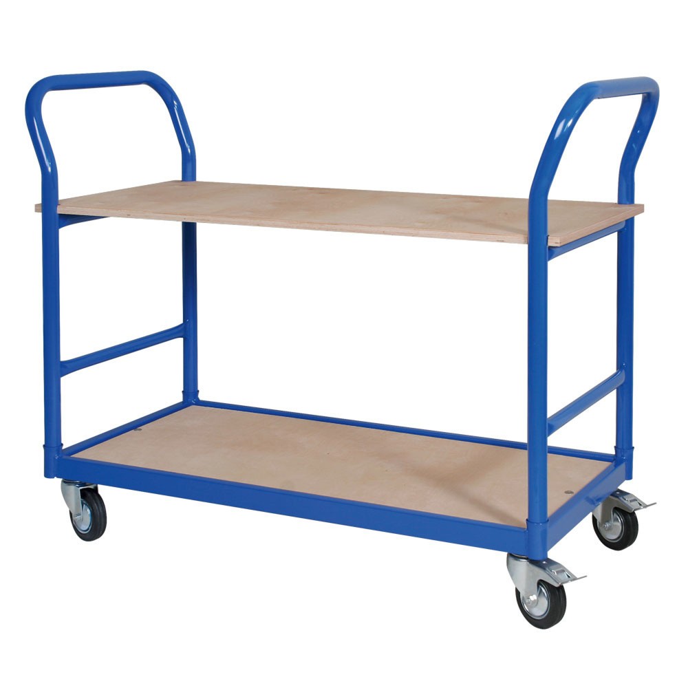 Imagen del producto: carro|plataforma de mesa BASIC, manillar en ambos lados, alto H x An x F 890 x 500 x 1,140 mm, capacidad de carga 250 kg