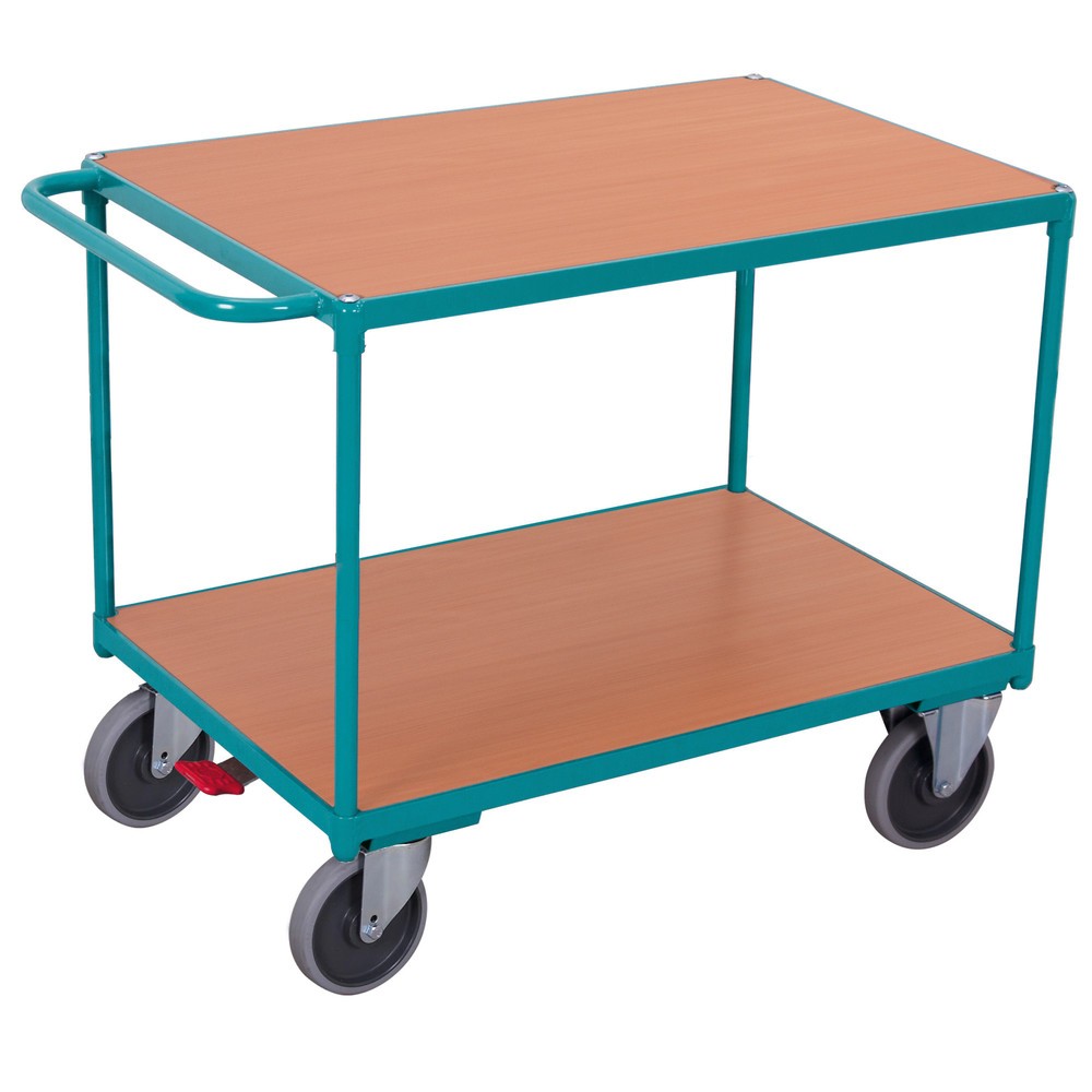Imagen del producto: carro|plataforma de mesa pesado Ameise®, 2 niveles de 1.000 x 600 mm