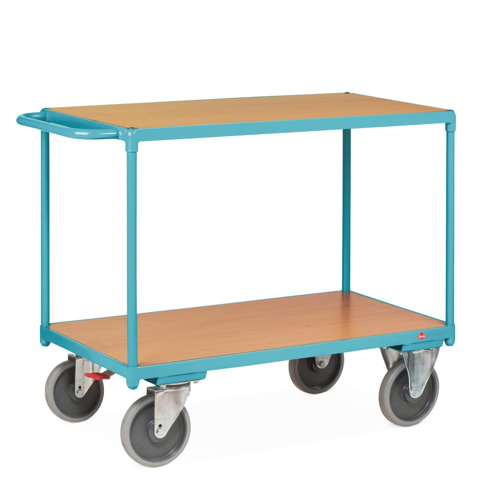 Número de imagen del producto 3: carro|plataforma de mesa pesado Ameise®, 2 niveles de 1.000 x 600 mm